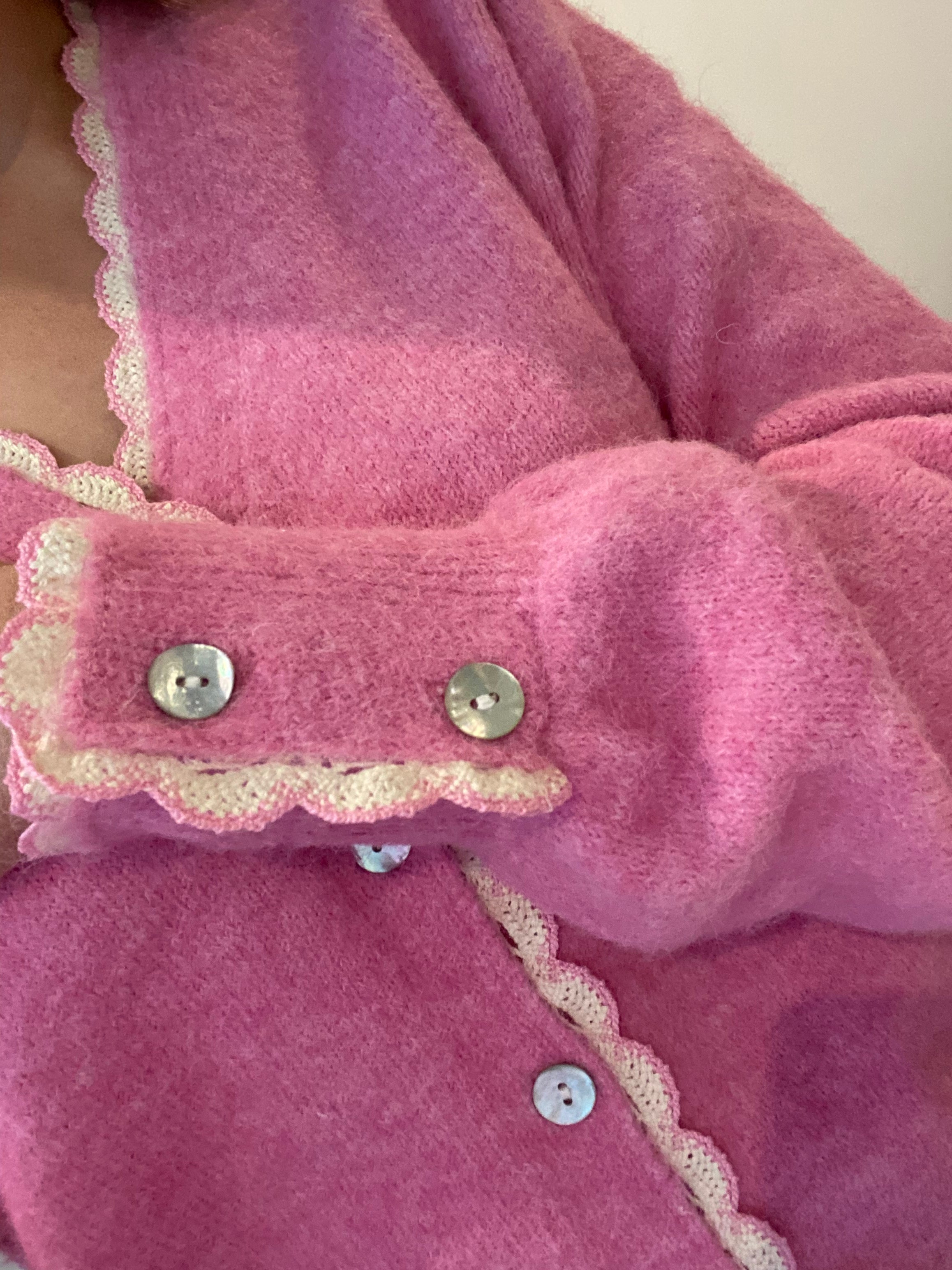 Gilet "dentelle" ROSE