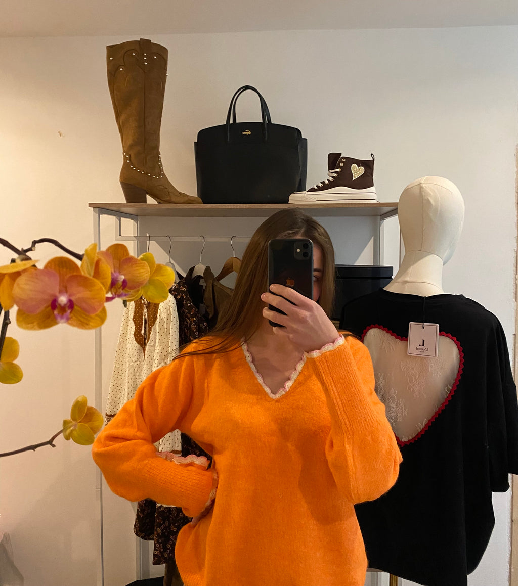 pull "Printanier" ORANGE