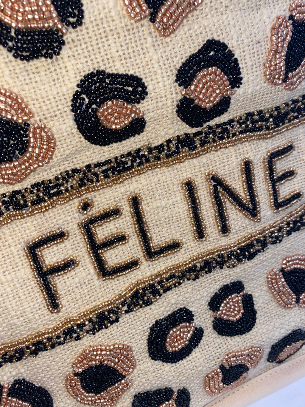 sac CABAS "féline" léopard