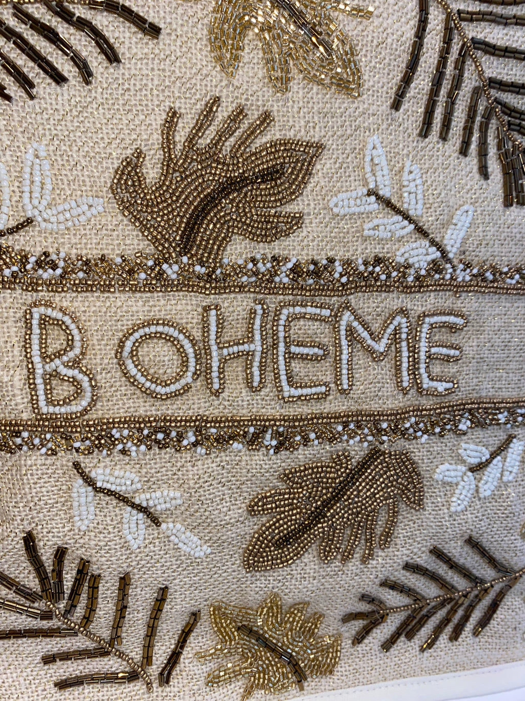 Sac CABAS "BOHEME" BEIGE