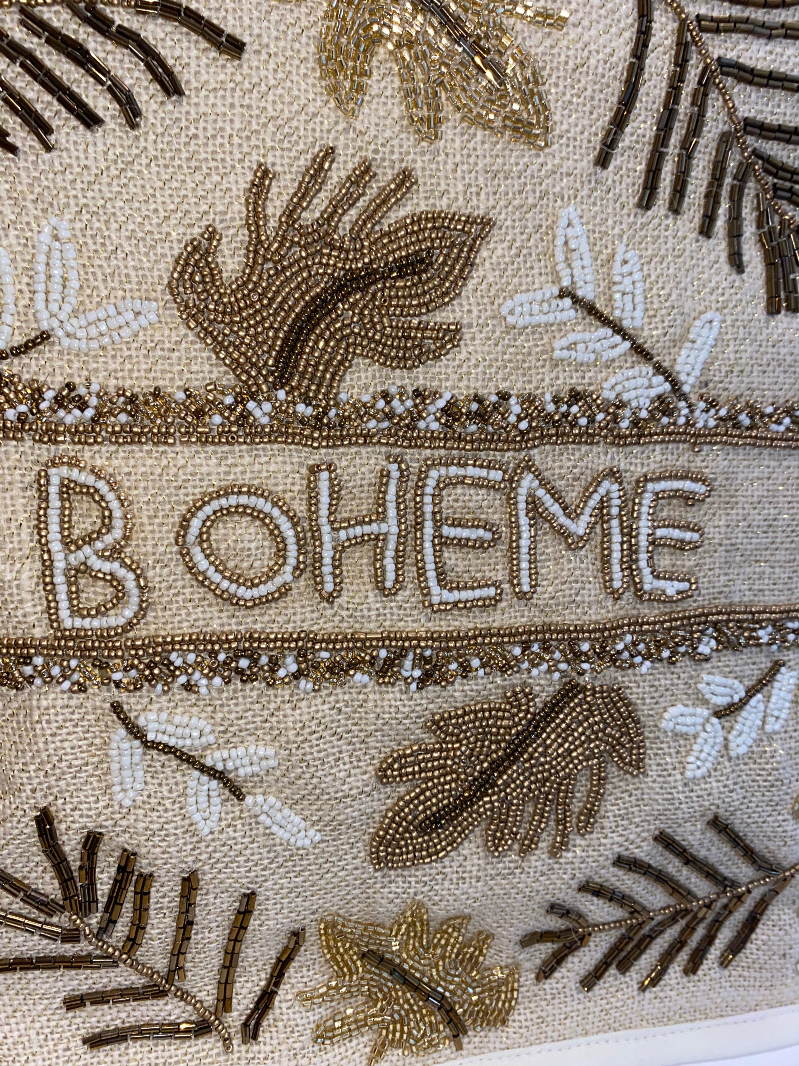 Sac CABAS "BOHEME" BEIGE