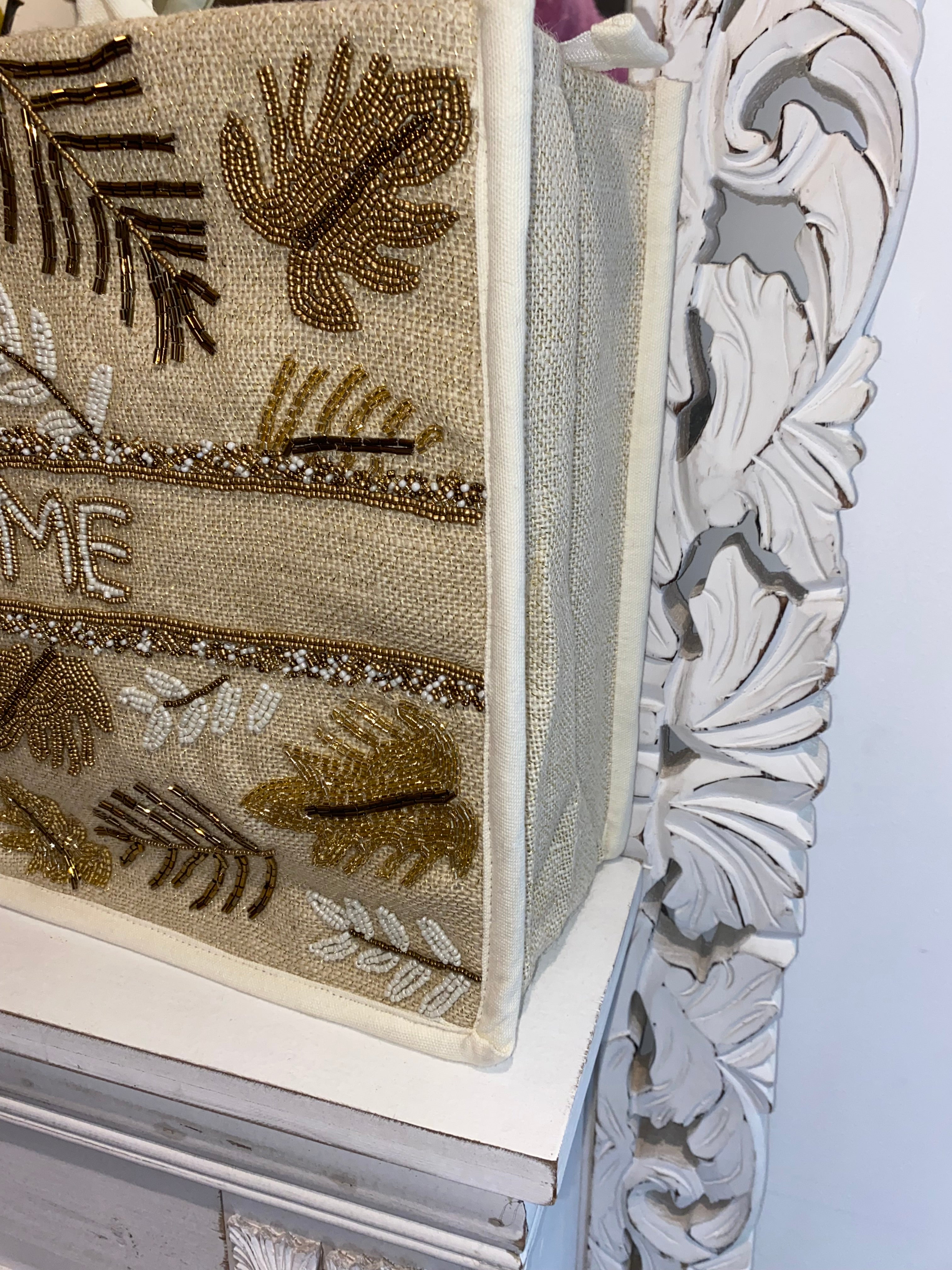 Sac CABAS "BOHEME" BEIGE
